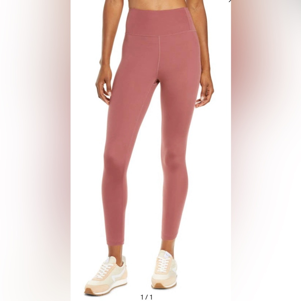 GIRLFRIEND COLLECTIVE FLOAT HIGH RISE 3/4 LENGTH LEGGINGS LARGE BNWT